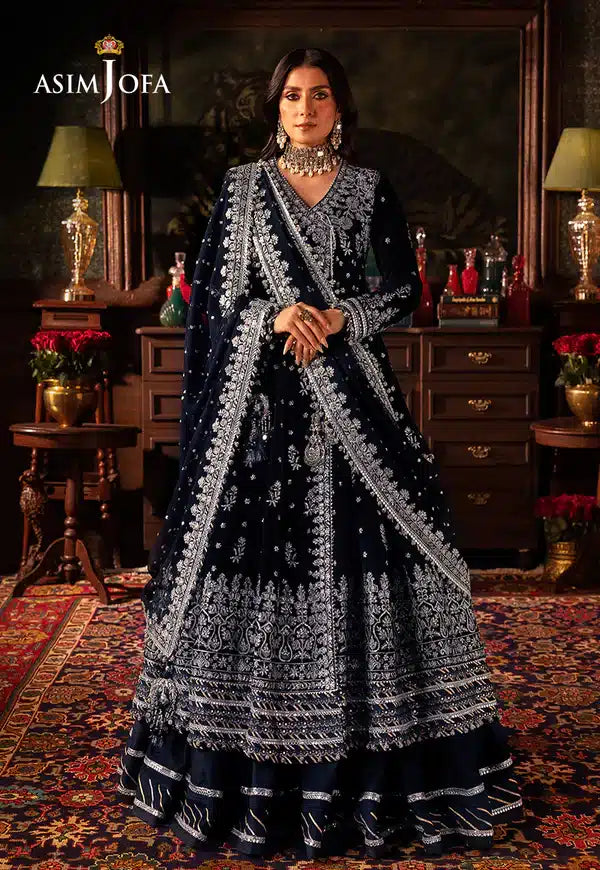 Asim Jofa | Makhmal Wedding Velvet 23 | AJMM-04 - House Of Anaya