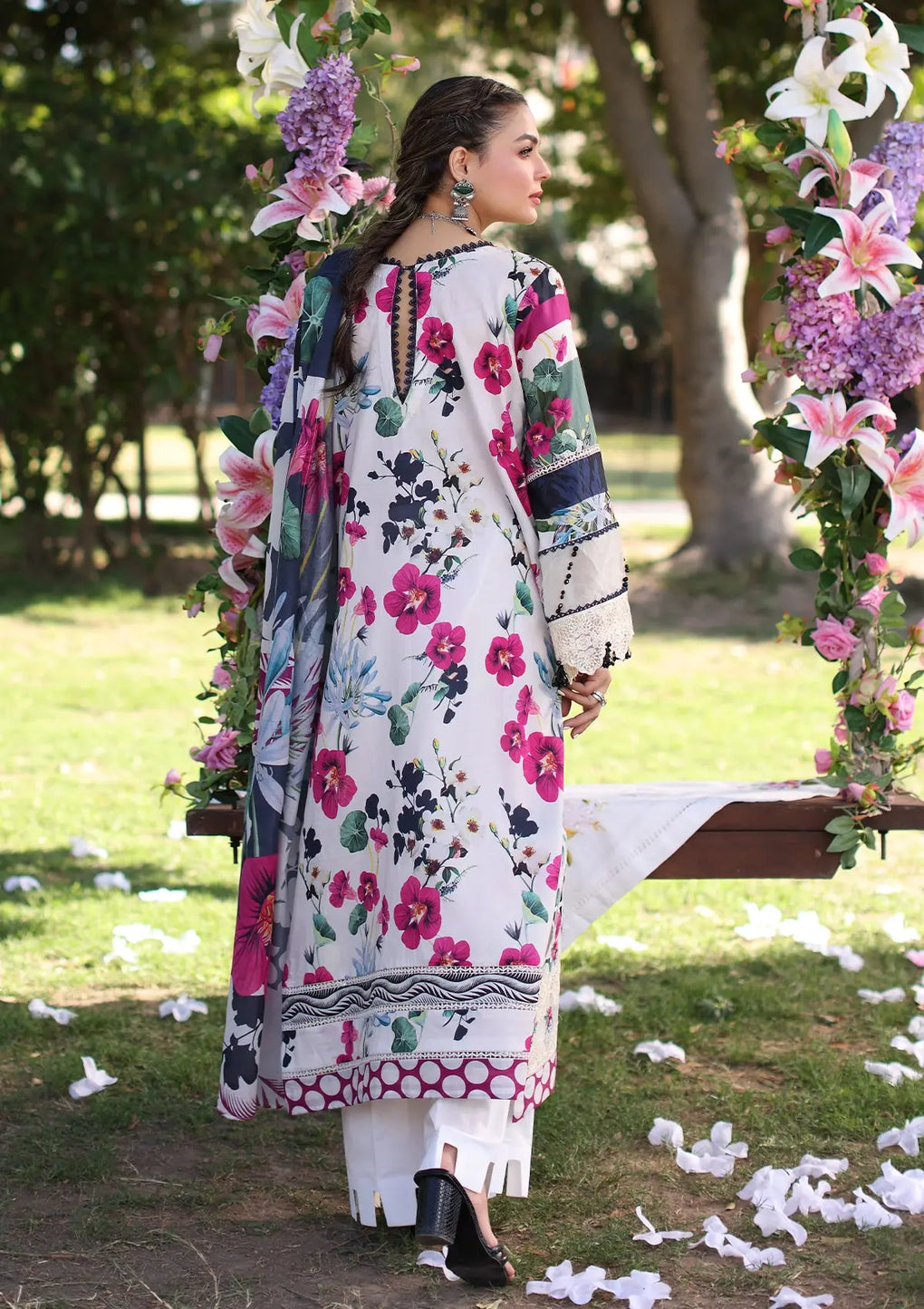 Elaf Premium | Prints Chikankari 24 | 01A LOVELIGHT - House Of Anaya