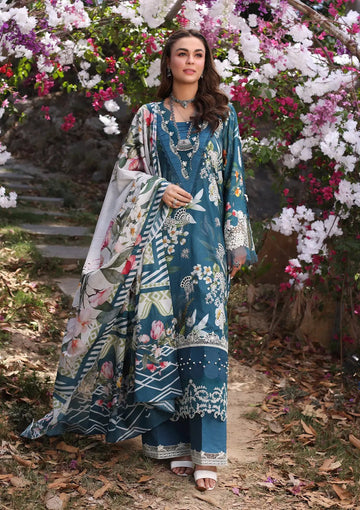 Elaf Premium | Prints Chikankari 24 | 02B SERENITA - House Of Anaya