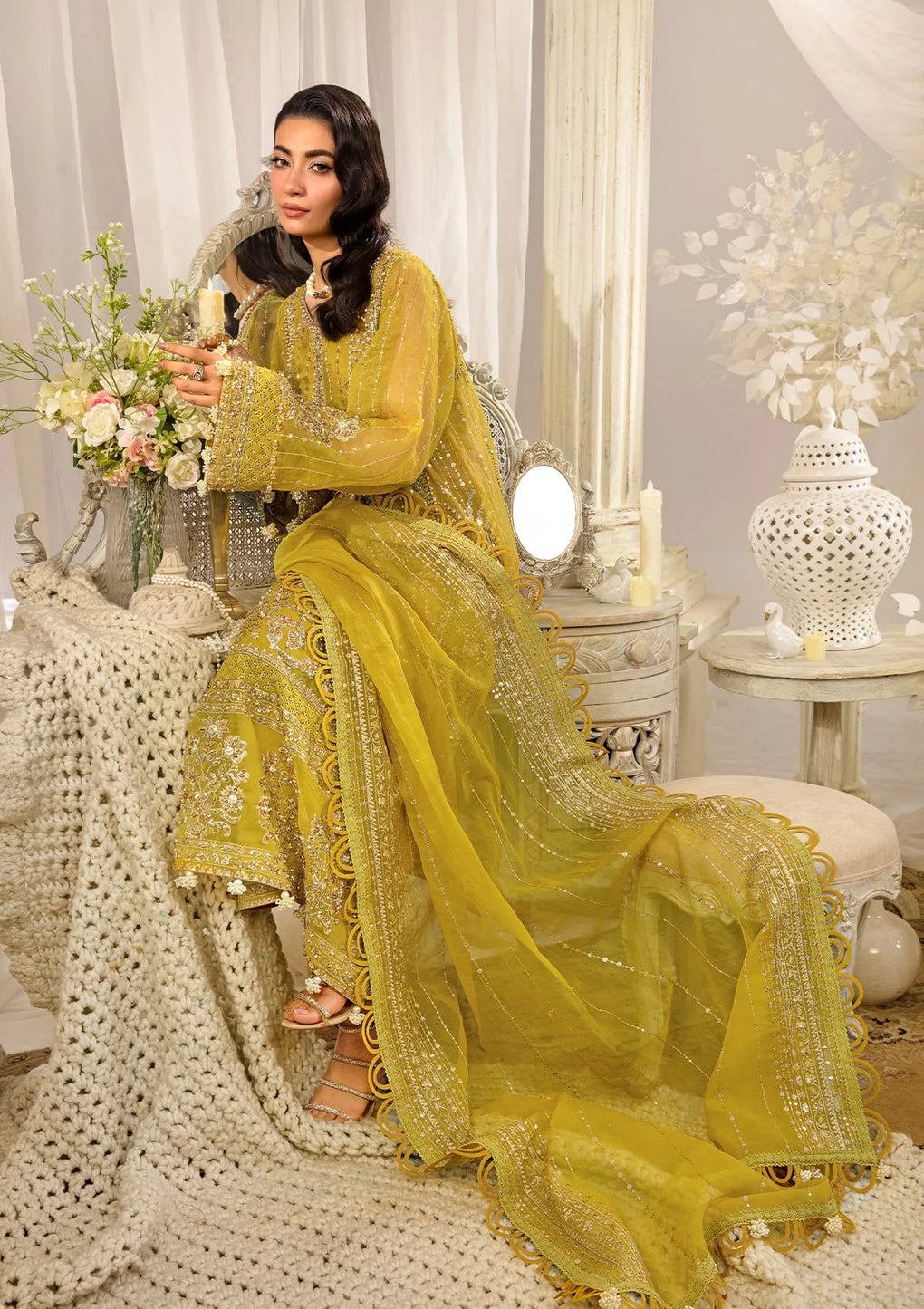 Elaf Premium | Evara Formals 24 | EFE-03 SUNLIT - House Of Anaya