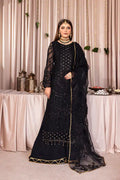 Emaan Adeel | Romansiyyah Luxury Formals 23 | RM-07 Black SWAN - House Of Anaya