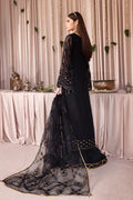 Emaan Adeel | Romansiyyah Luxury Formals 23 | RM-07 Black SWAN - House Of Anaya