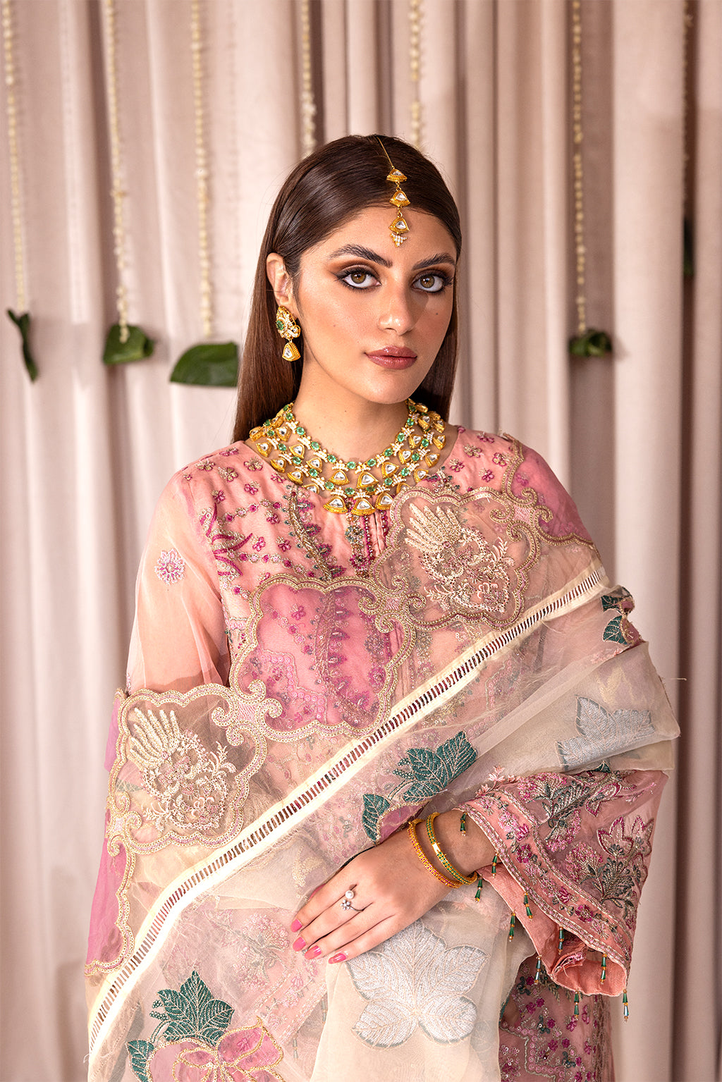 Emaan Adeel Romansiyyah Luxury Formal 3 Piece Suit RM-10 Iris - Riwayat-e-khas