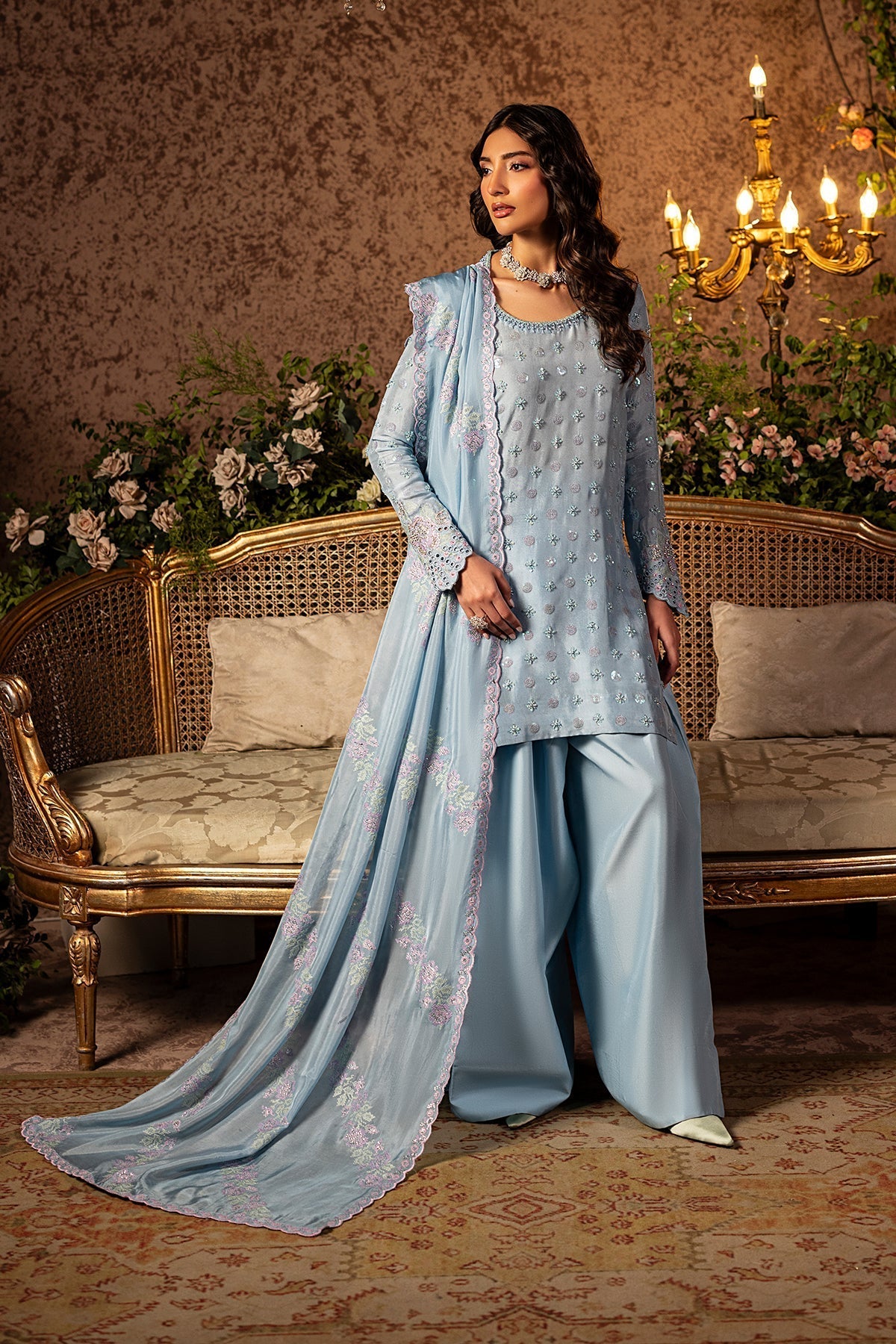 Mina Kashif | Loona Lawn 25 | Sapphire
