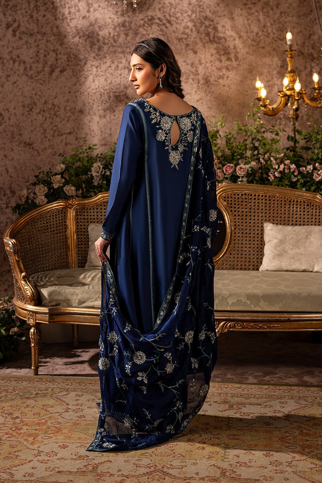 Mina Kashif | Loona Lawn 25 | Midnight