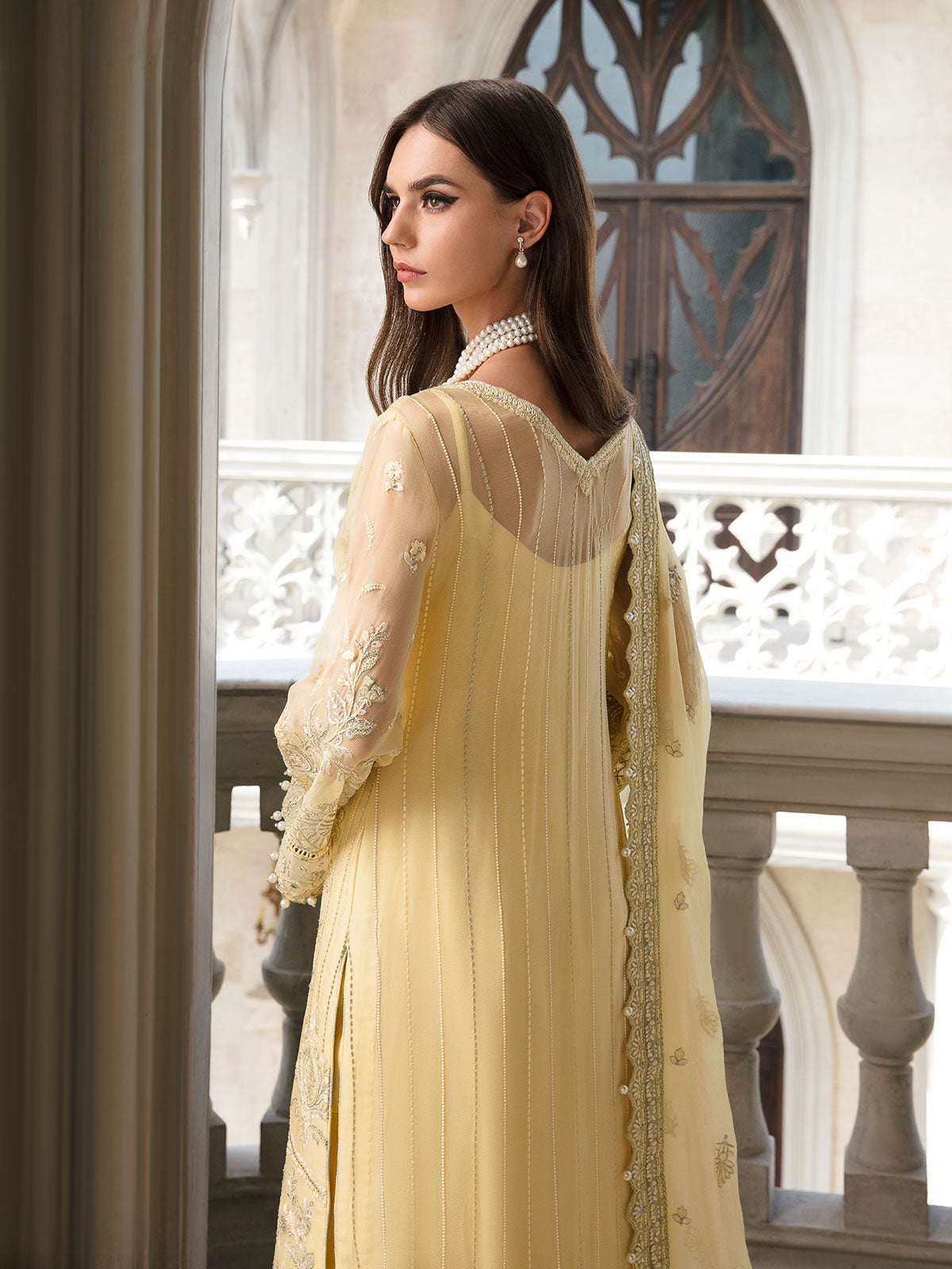 Gulaal | Embroidered Chiffon | SAHAR 04 - House Of Anaya