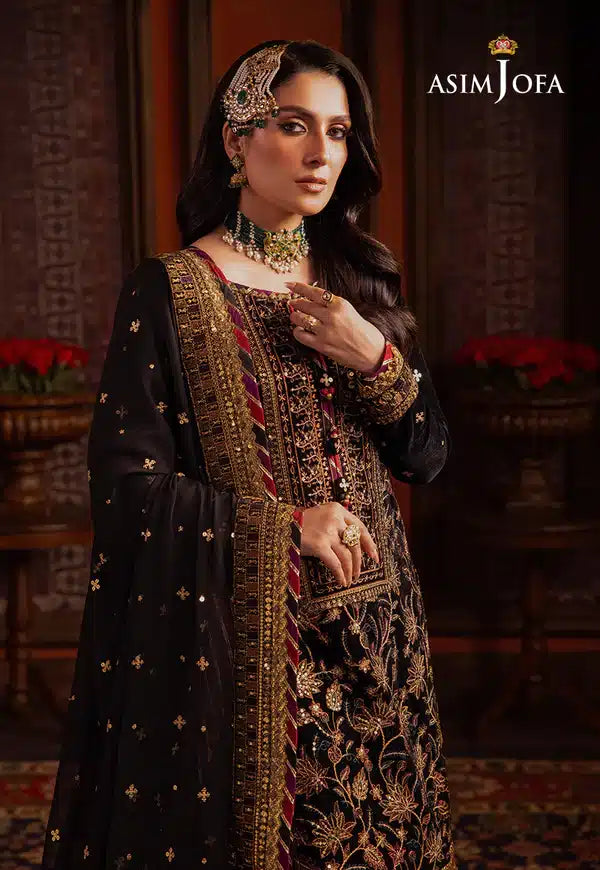 Asim Jofa | Makhmal Wedding Velvet 23 | AJMM-08 - House Of Anaya