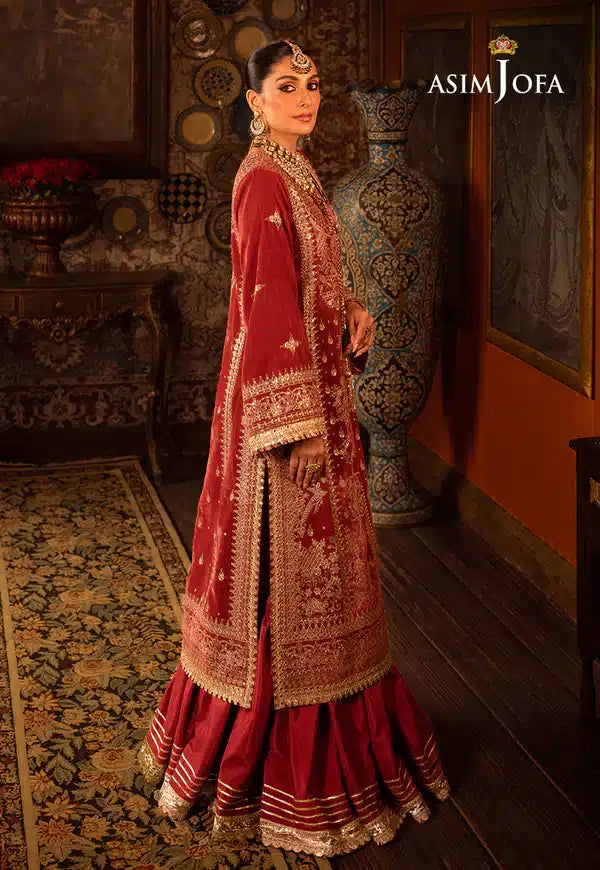 Asim Jofa | Makhmal Wedding Velvet 23 | AJMM-10 - House Of Anaya