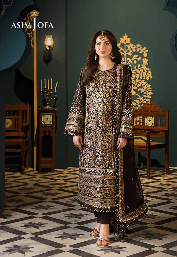 Asim Jofa | Fasana e Ishq Eid Luxury Lawn | AJFI-04 - House Of Anaya