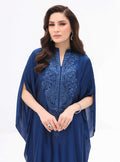 Zainab Chottani | Casual Pret | NAVY CASCADE