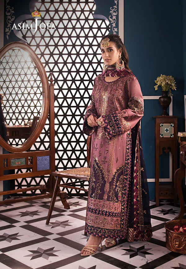 Asim Jofa | Fasana e Ishq Eid Luxury Lawn | AJFI-22 - House Of Anaya