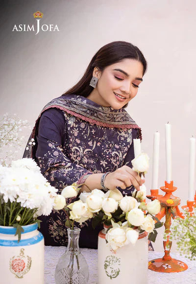 Asim Jofa | Prints Essentials | AJUB-08 - House Of Anaya