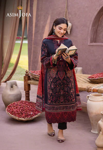 Asim Jofa | Prints Essentials | AJUB-12 - House Of Anaya