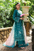Qalamkar | Q Line Lawn Drop | RP-03 SAPPHIRE