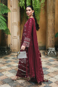 Qalamkar | Q Line Lawn Drop | RP-12 GARNET