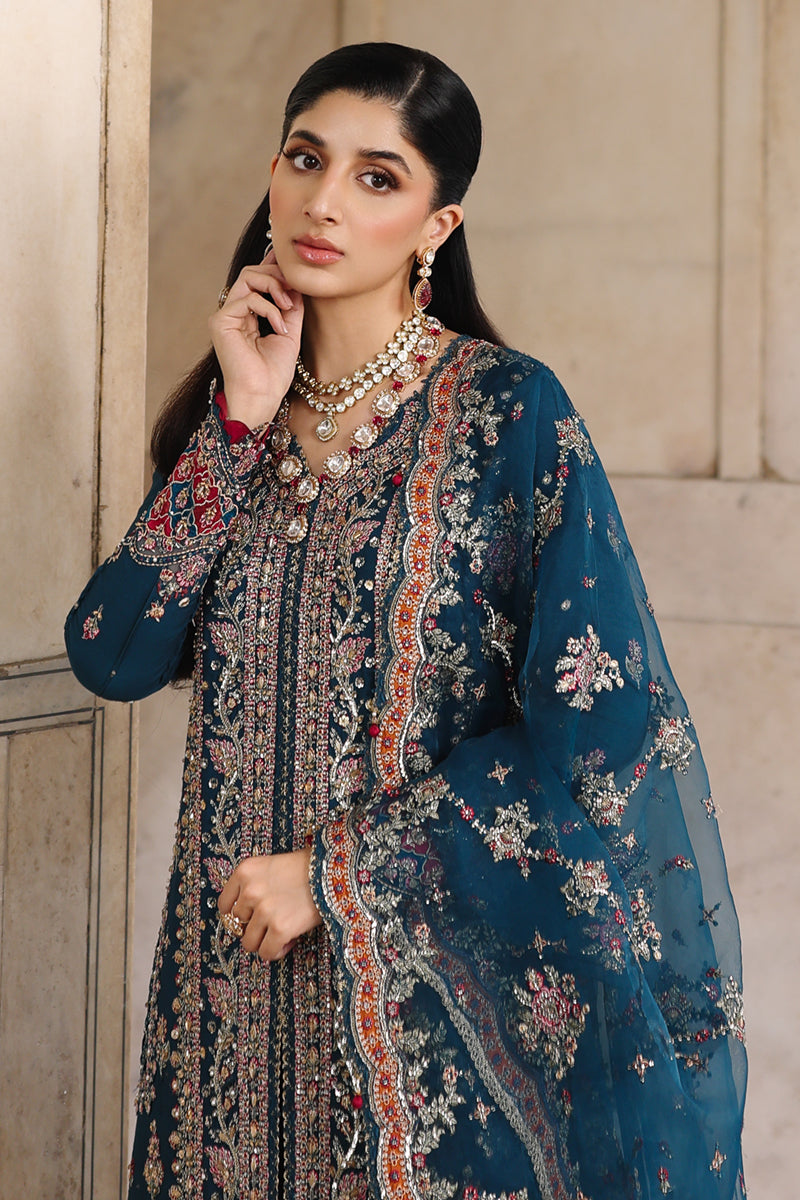 Qalamkar | Shadmaani Formals 25 | RH-02 NEELAM