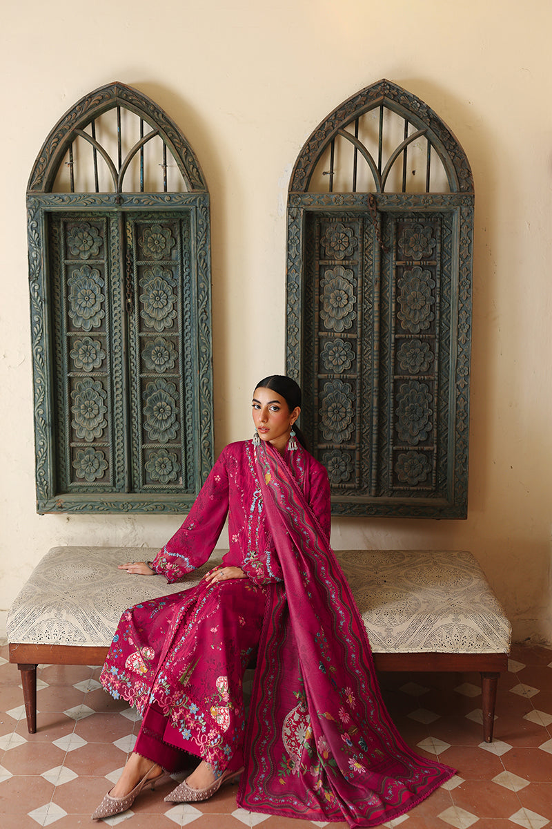 Qalamkar | QPrints Winter 25 | QW-02 (A) MIREL