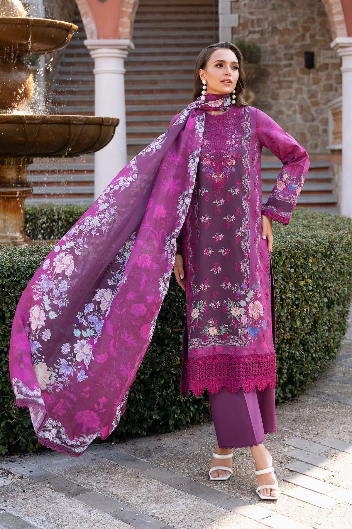 Afrozeh | Damask The Holiday Edit 25 | Eden B - House Of Anaya