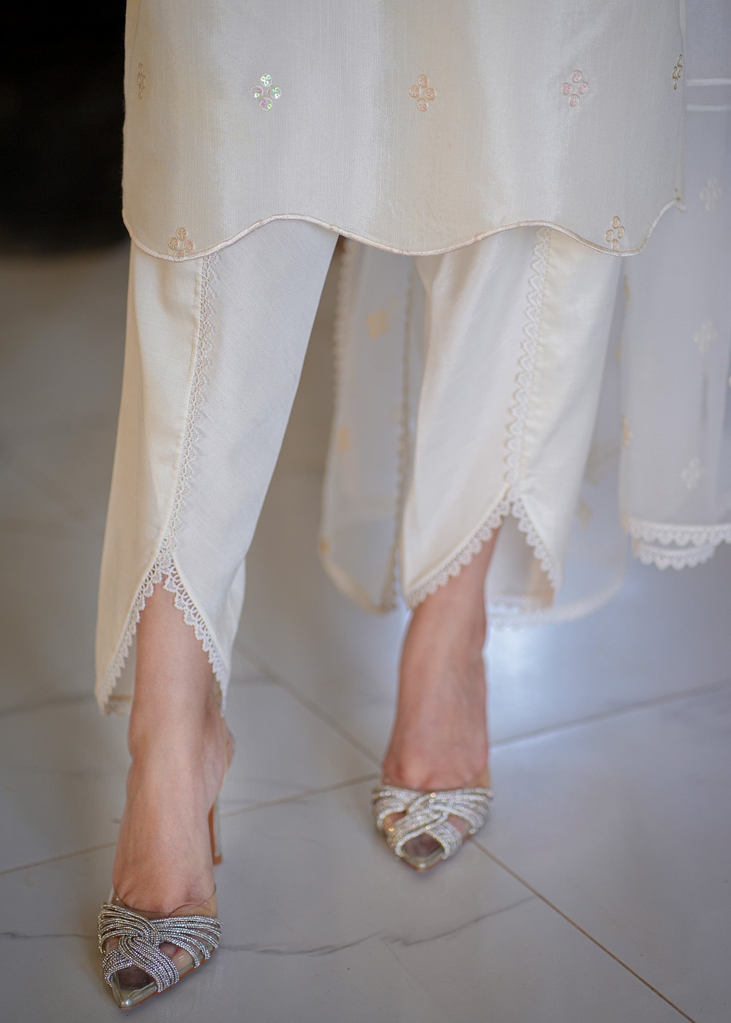 Fozia Khalid | Silk Spire | BLISS - House Of Zarish