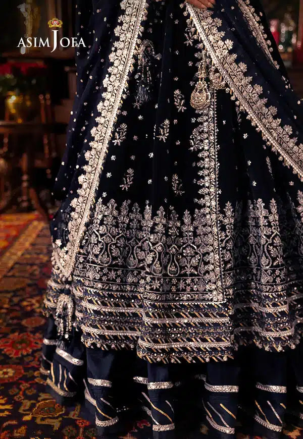 Asim Jofa | Makhmal Wedding Velvet 23 | AJMM-04 - House Of Anaya