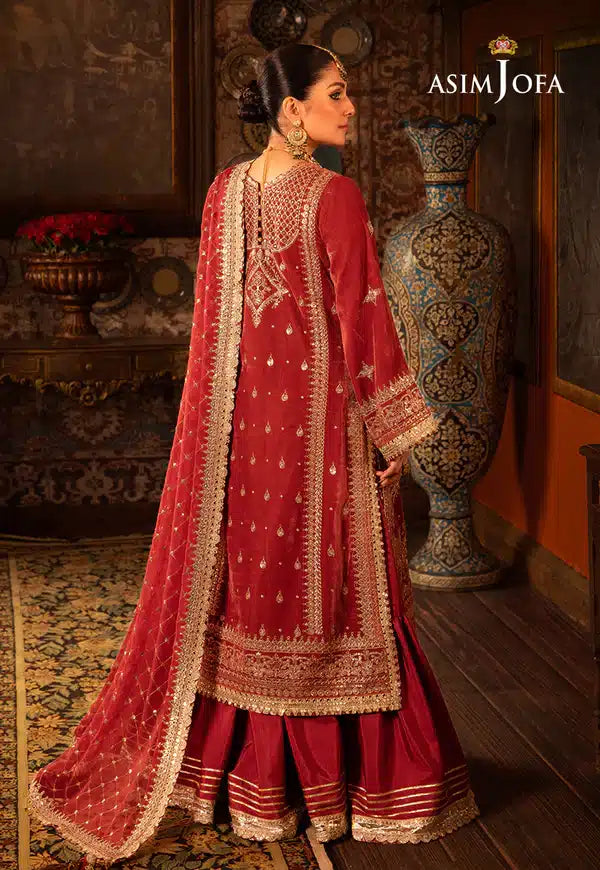 Asim Jofa | Makhmal Wedding Velvet 23 | AJMM-10 - House Of Anaya