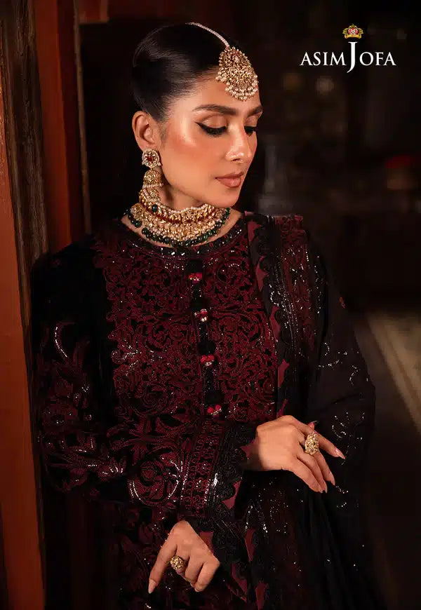 Asim Jofa | Makhmal Wedding Velvet 23 | AJMM-12 - House Of Anaya