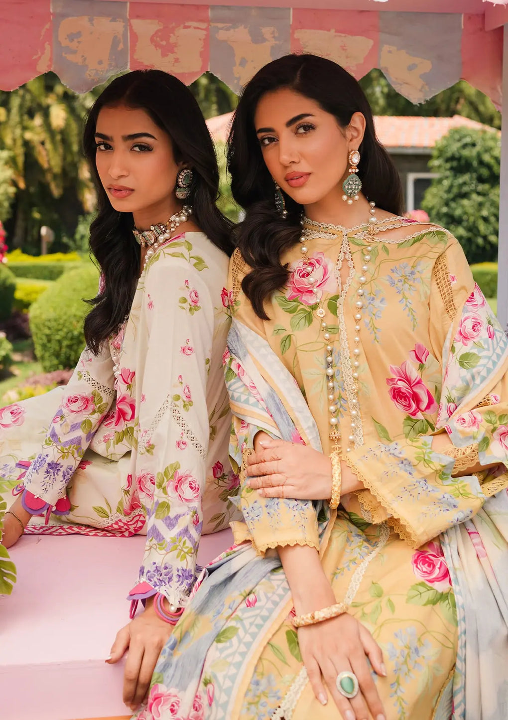 Elaf Premium | Printed Collection 24 | EEP-03B - Meadow Magic - House Of Anaya