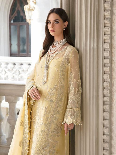 Gulaal | Embroidered Chiffon | SAHAR 04 - House Of Anaya