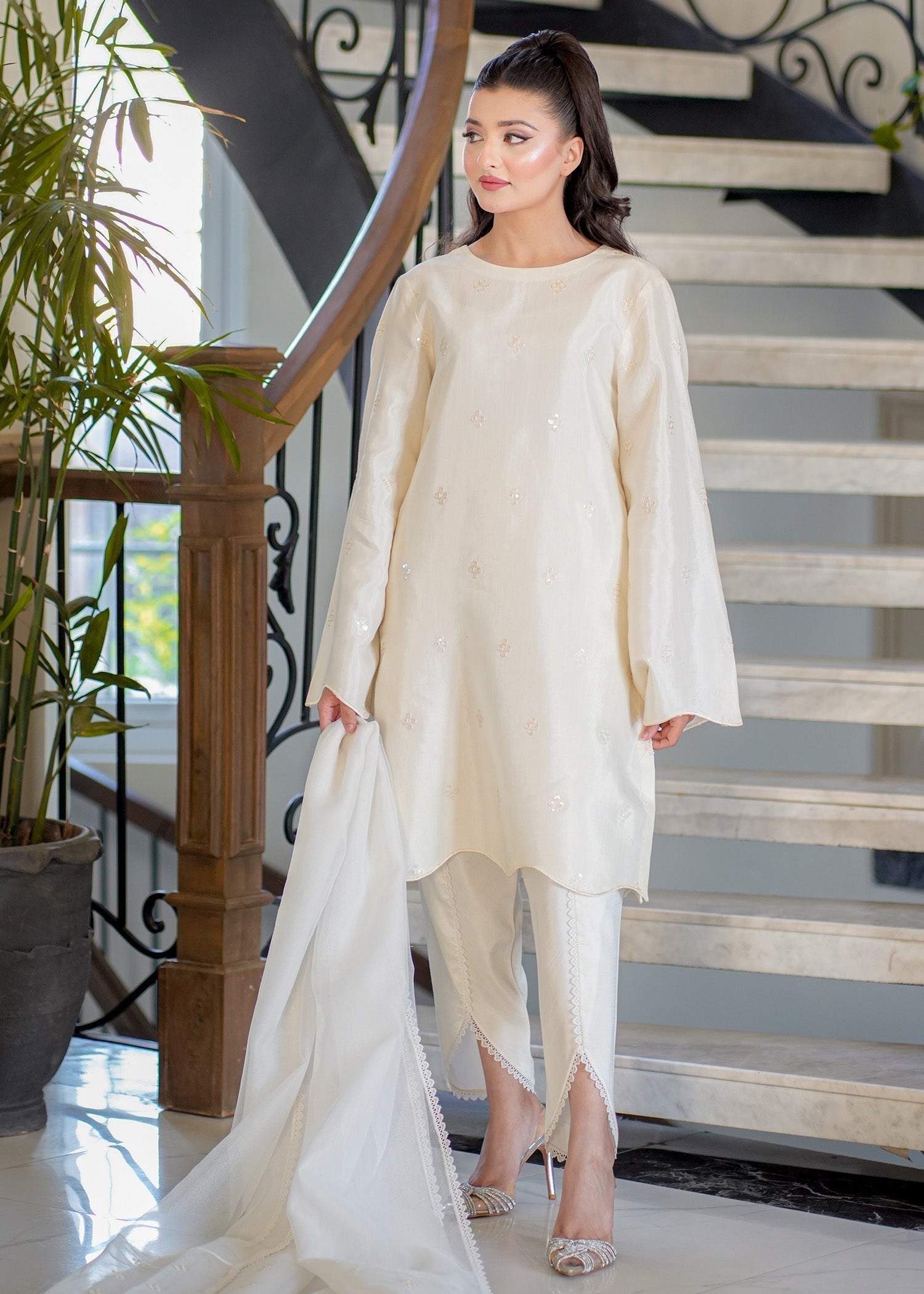 Fozia Khalid | Silk Spire | BLISS - House Of Zarish