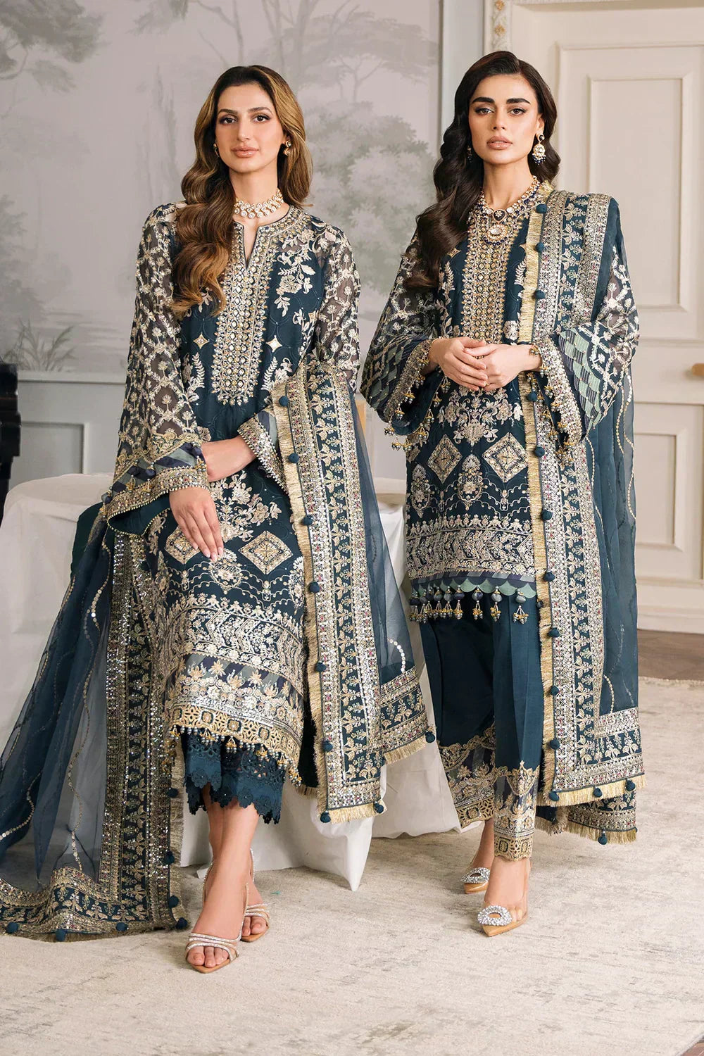 Baroque | Chantelle Embroidered Collection | CH12-01 - House Of Anaya