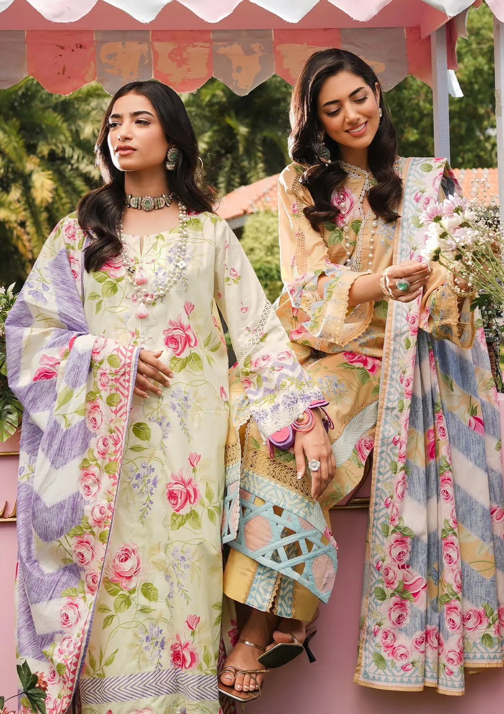 Elaf Premium | Printed Collection 24 | EEP-03A - Citrus Squad - House Of Anaya