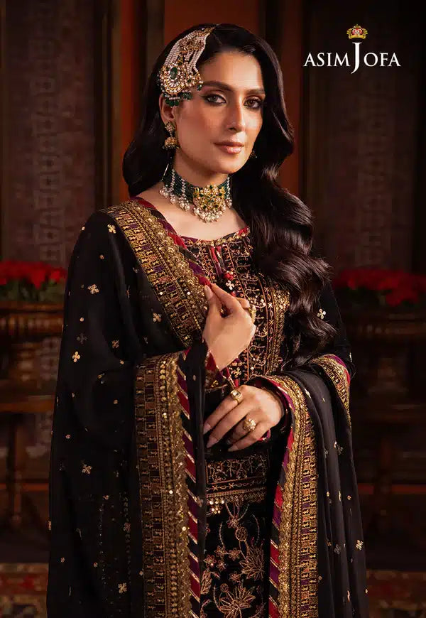 Asim Jofa | Makhmal Wedding Velvet 23 | AJMM-08 - House Of Anaya