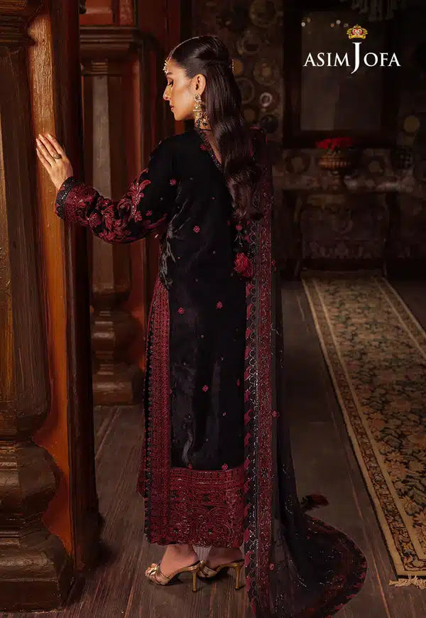Asim Jofa | Makhmal Wedding Velvet 23 | AJMM-12 - House Of Anaya