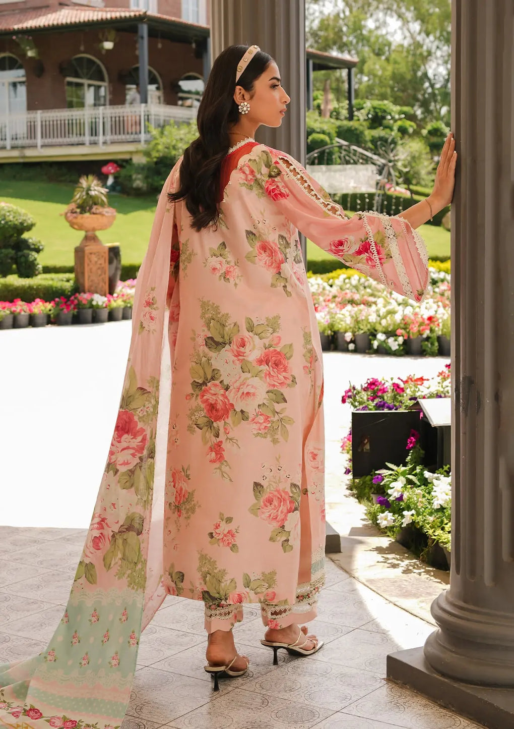 Elaf Premium | Printed Collection 24 | EEP-01B - Petal Pulse - House Of Anaya