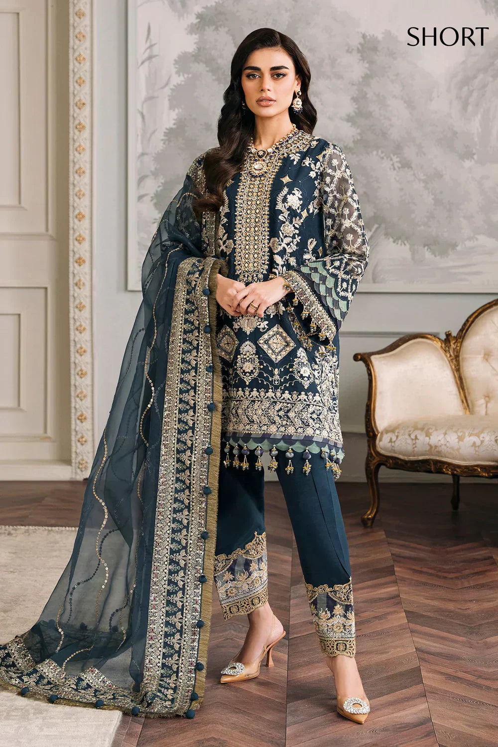 Baroque | Chantelle Embroidered Collection | CH12-01 - House Of Anaya