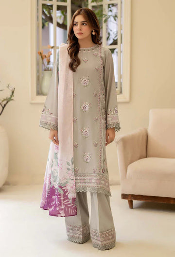 Adans Libas | Stitched Embroidered Lawn 3pc| LAWN 1216