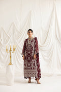 Alizeh | Formals Collection | Clara C (MAROON) - House Of Anaya