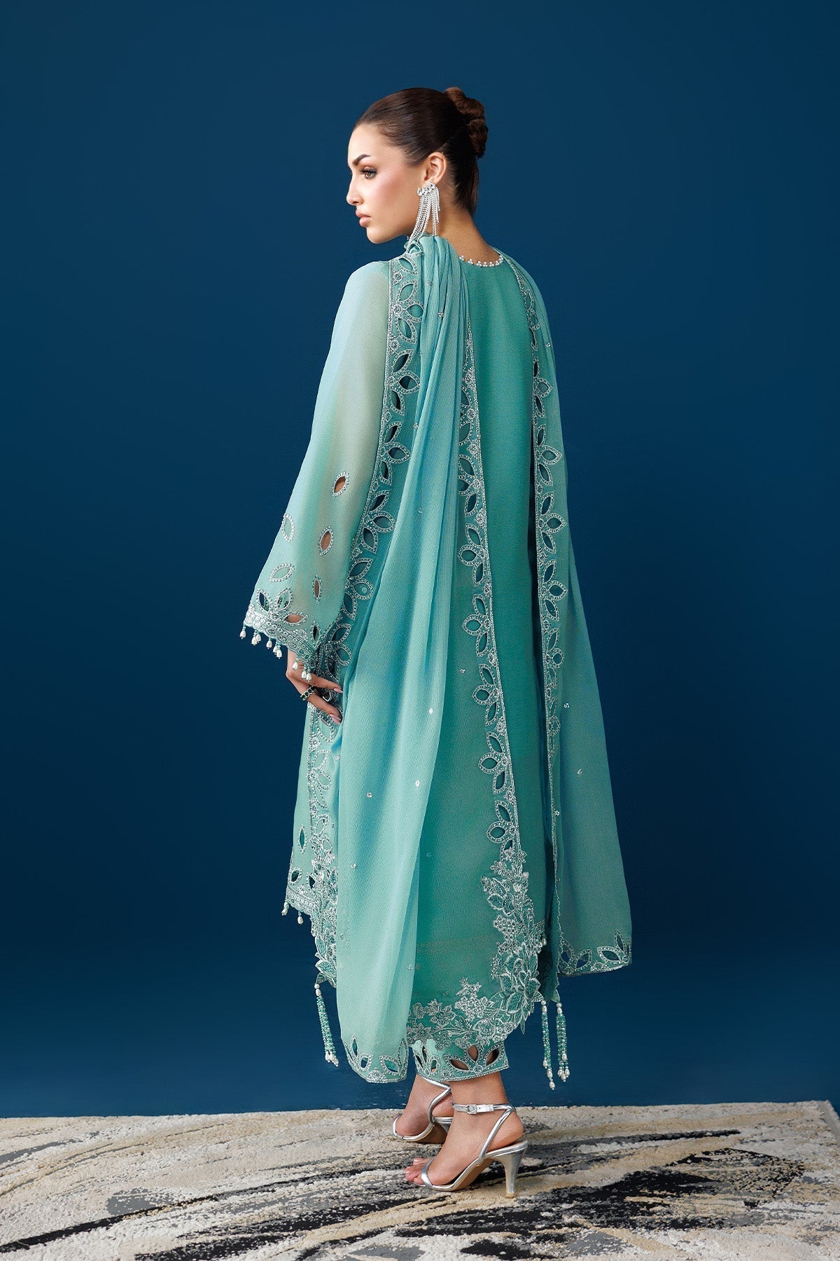 Alizeh | Dua Formals 26 | AF-DUA-3034-Sea Glass