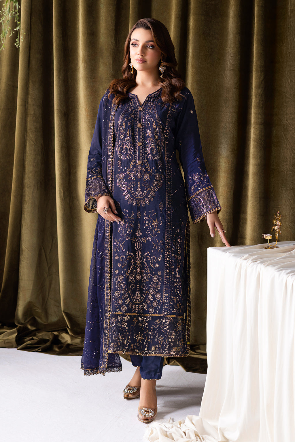 Ramsha | Aangan Luxury Raw silk | AA-103