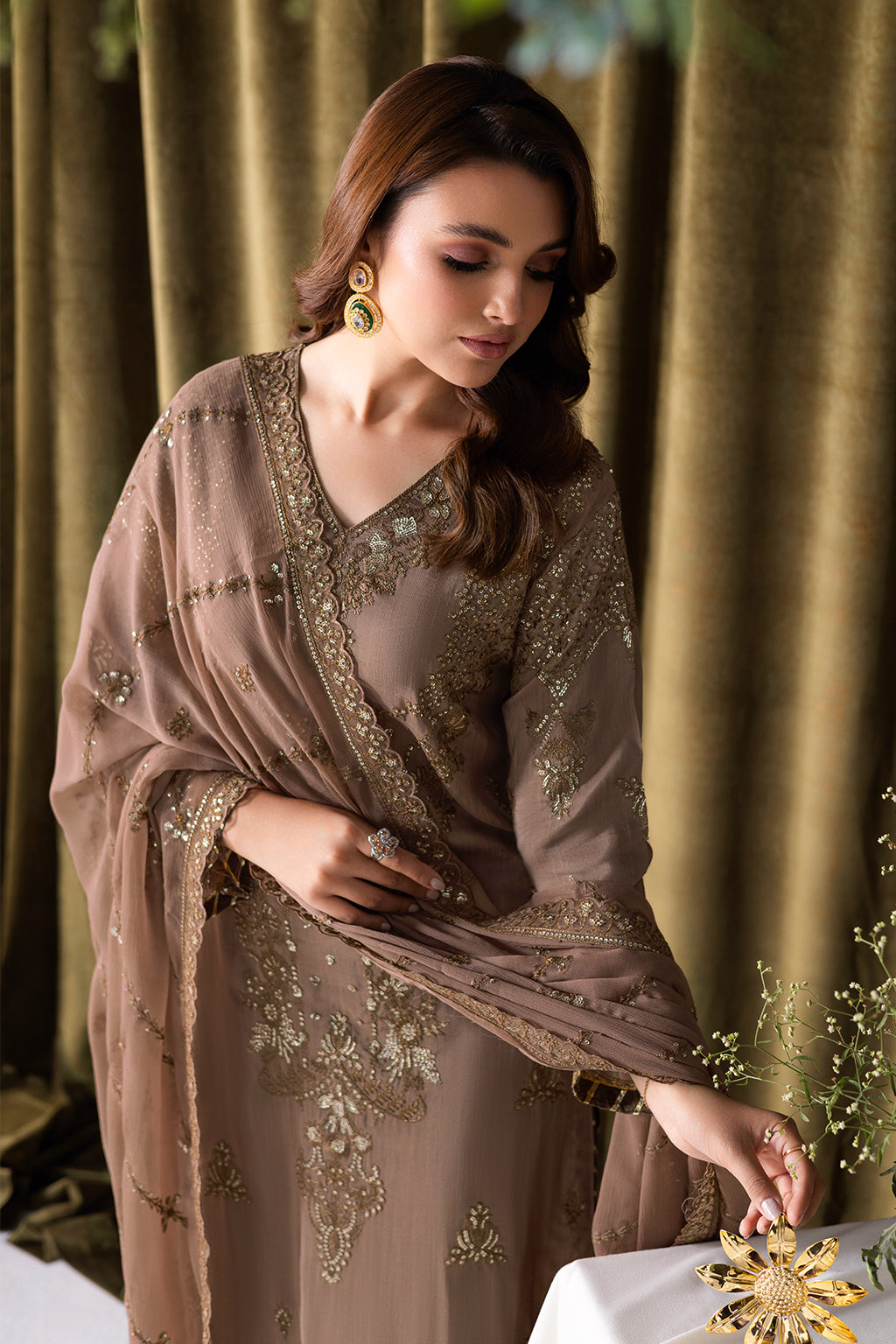 Ramsha | Aangan Luxury Raw silk | AA-110