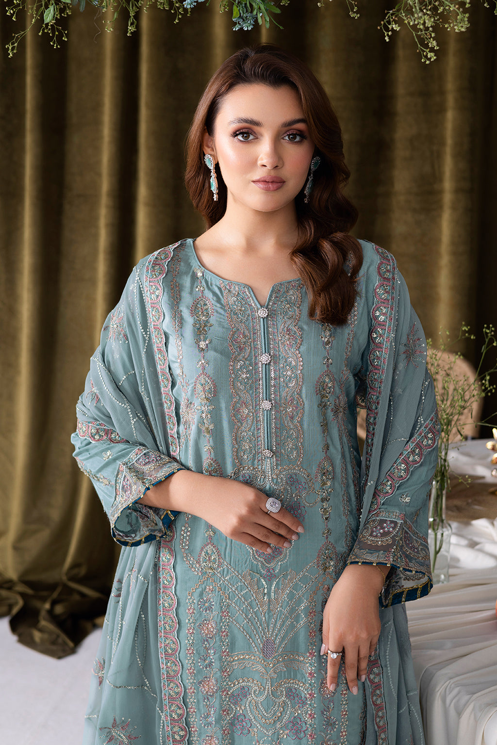 Ramsha | Aangan Luxury Raw silk | AA-109