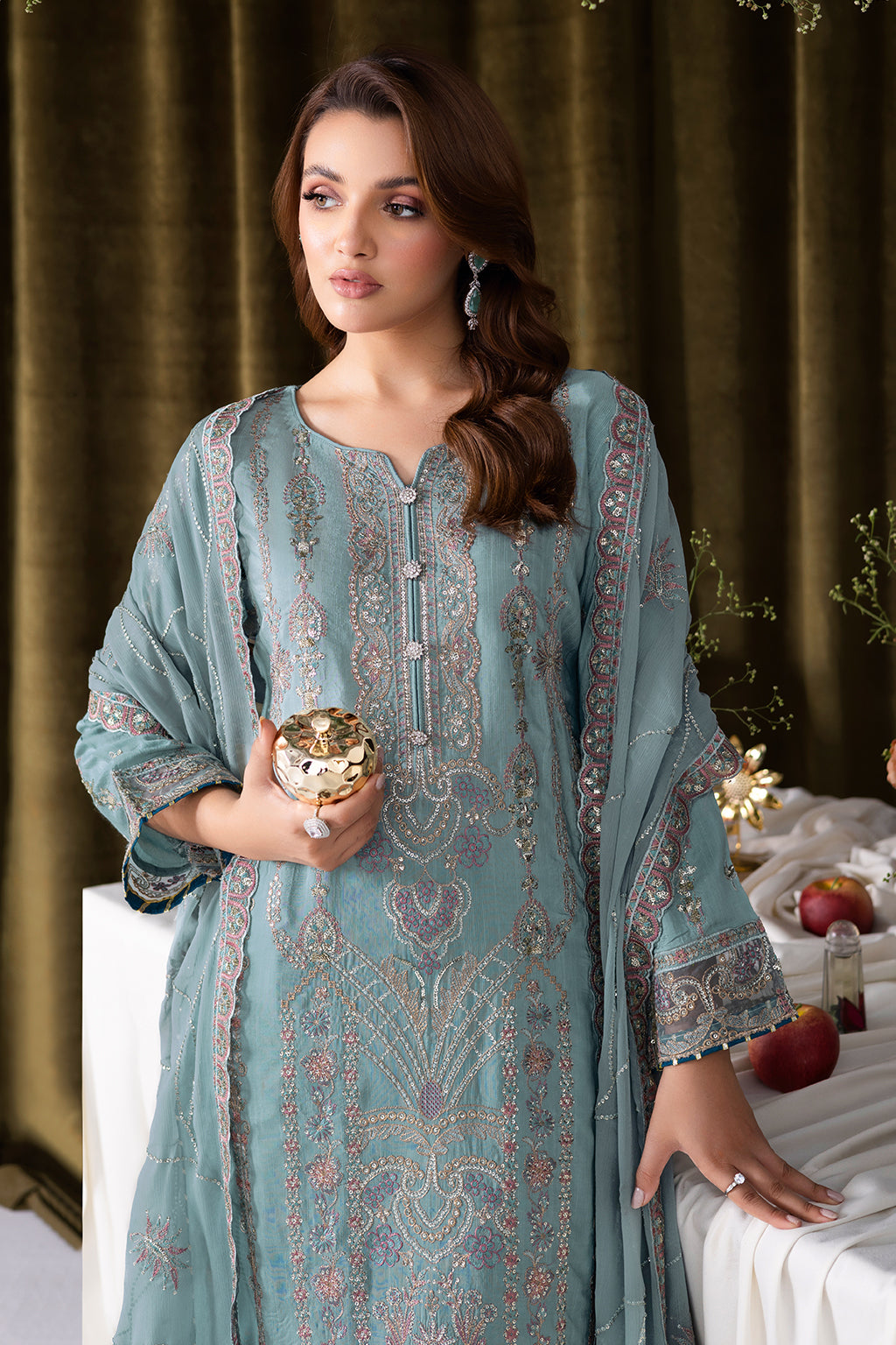 Ramsha | Aangan Luxury Raw silk | AA-109