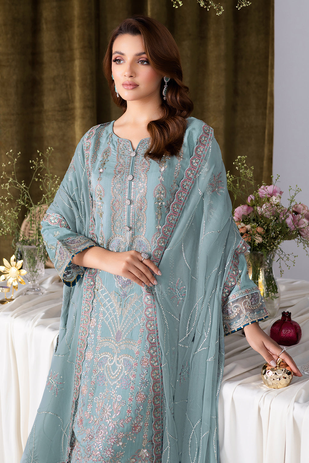 Ramsha | Aangan Luxury Raw silk | AA-109