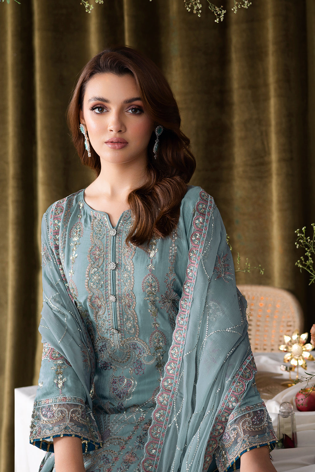 Ramsha | Aangan Luxury Raw silk | AA-109