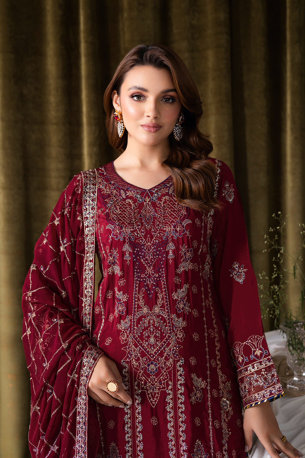 Ramsha | Aangan Luxury Raw silk | AA-101