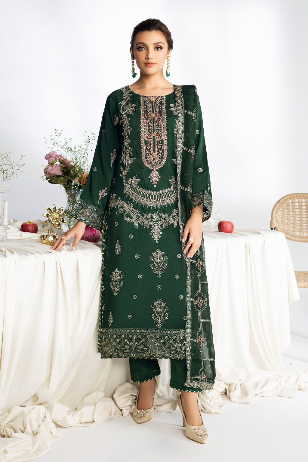 Ramsha | Aangan Luxury Raw silk | AA-107