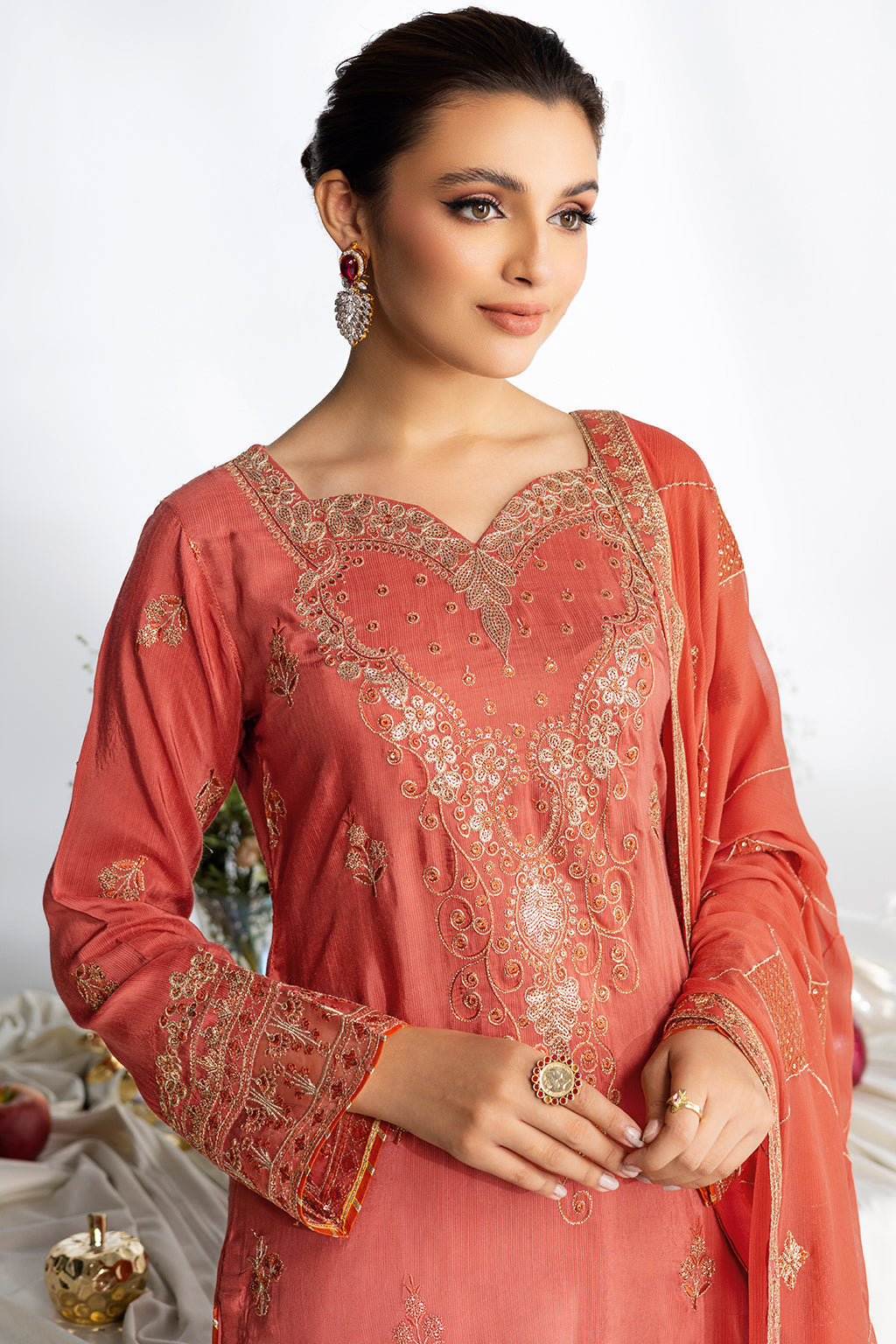 Ramsha | Aangan Luxury Raw silk | AA-205