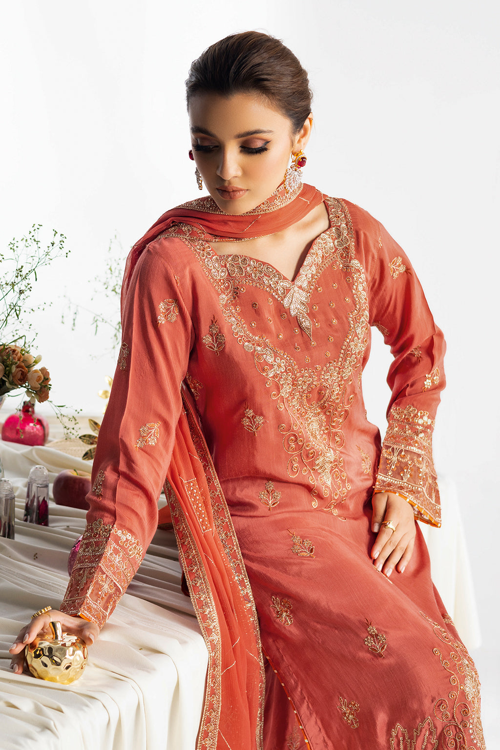 Ramsha | Aangan Luxury Raw silk | AA-205