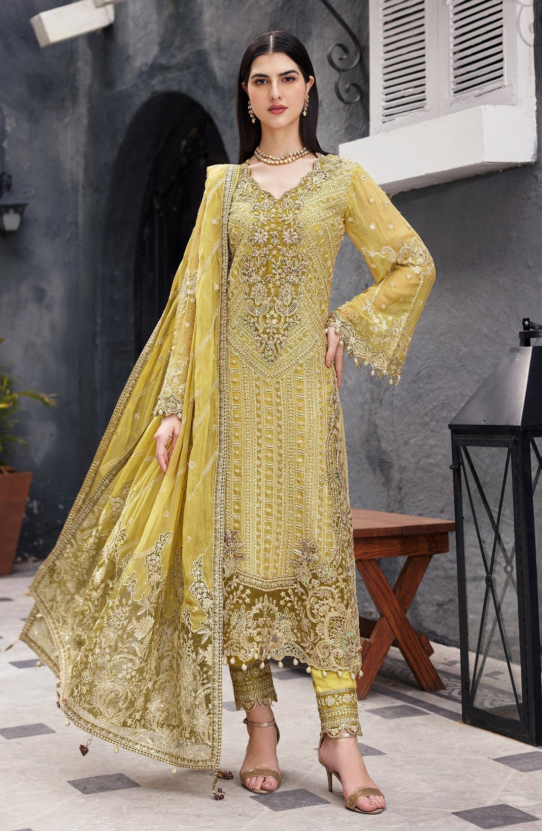 Emaan Adeel | Nawabzadi Wedding Dresses | AROOHI - House Of Anaya
