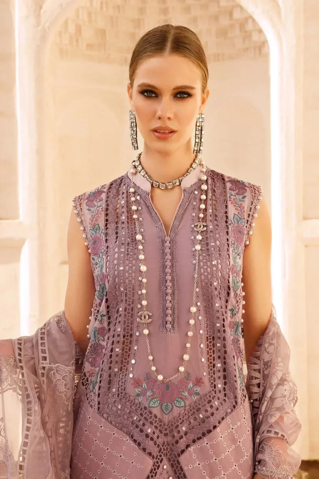 Maria B | Luxury Lawn | D-2301-A - House Of Anaya